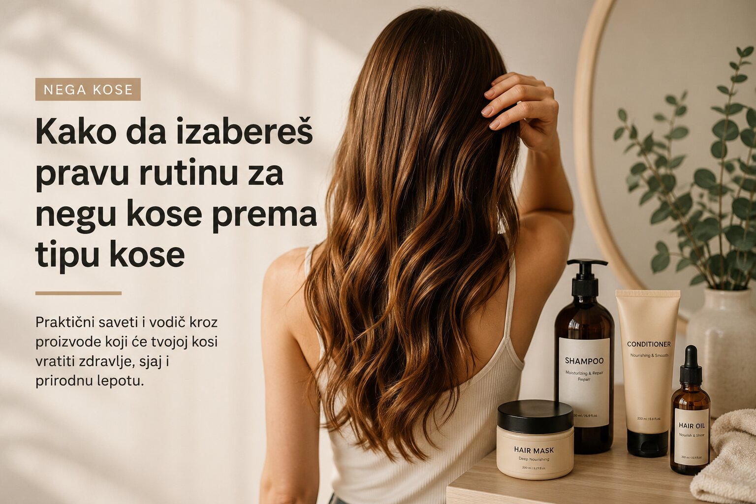 Kako da izabereš pravu rutinu za negu kose prema tipu kose