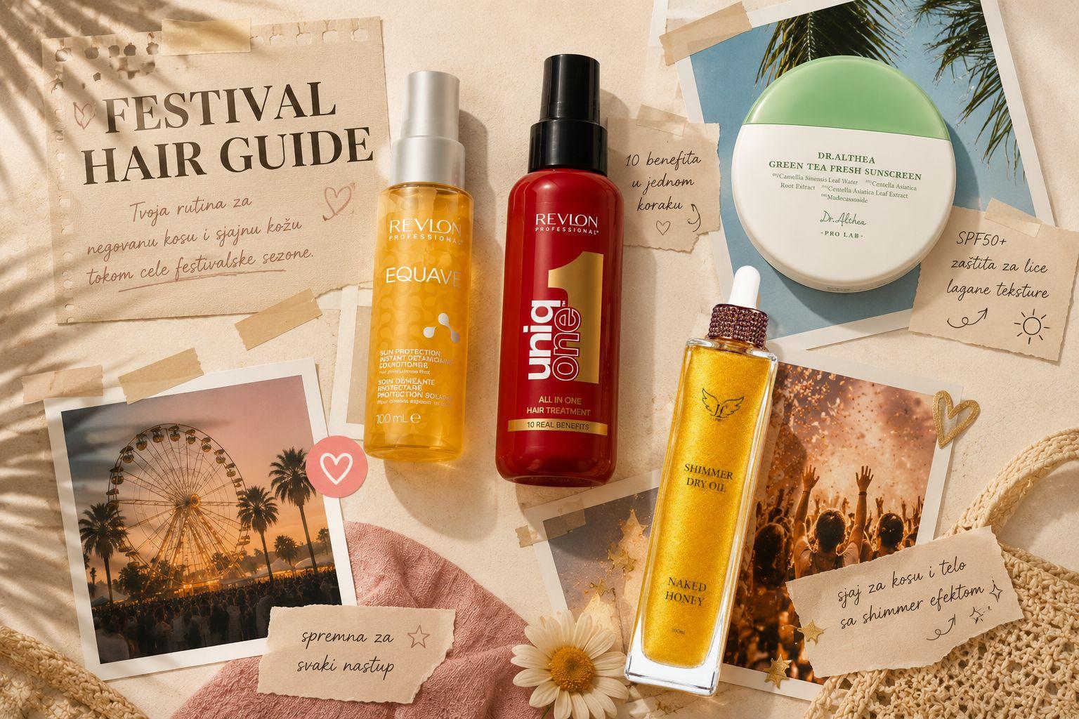 Festival Hair Guide: Kako da zaštitiš kosu tokom cele festivalske sezone