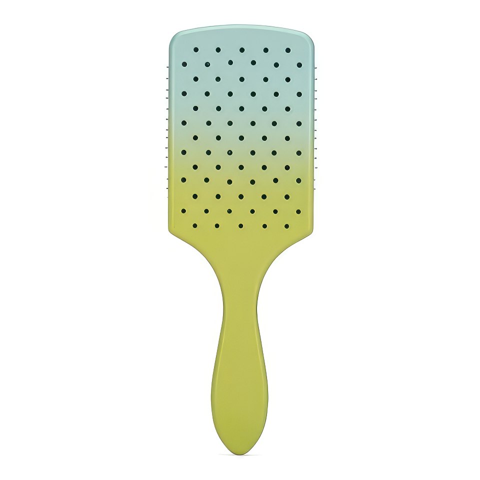 Wet Brush PADDLE DETANGLER - FEEL GOOD OMBRE - GREEN / BLUE
