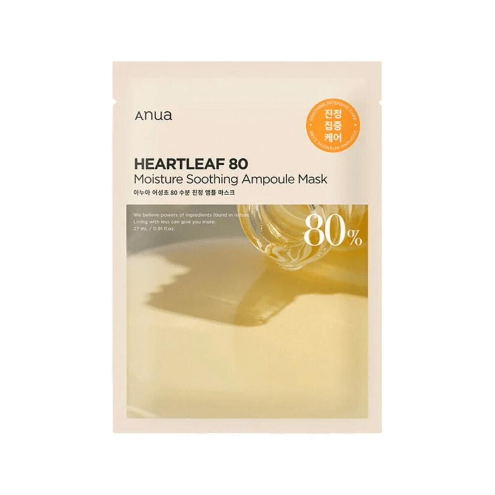 Heartleaf 80 Moisture Soothing Ampoule Mask 27ml
