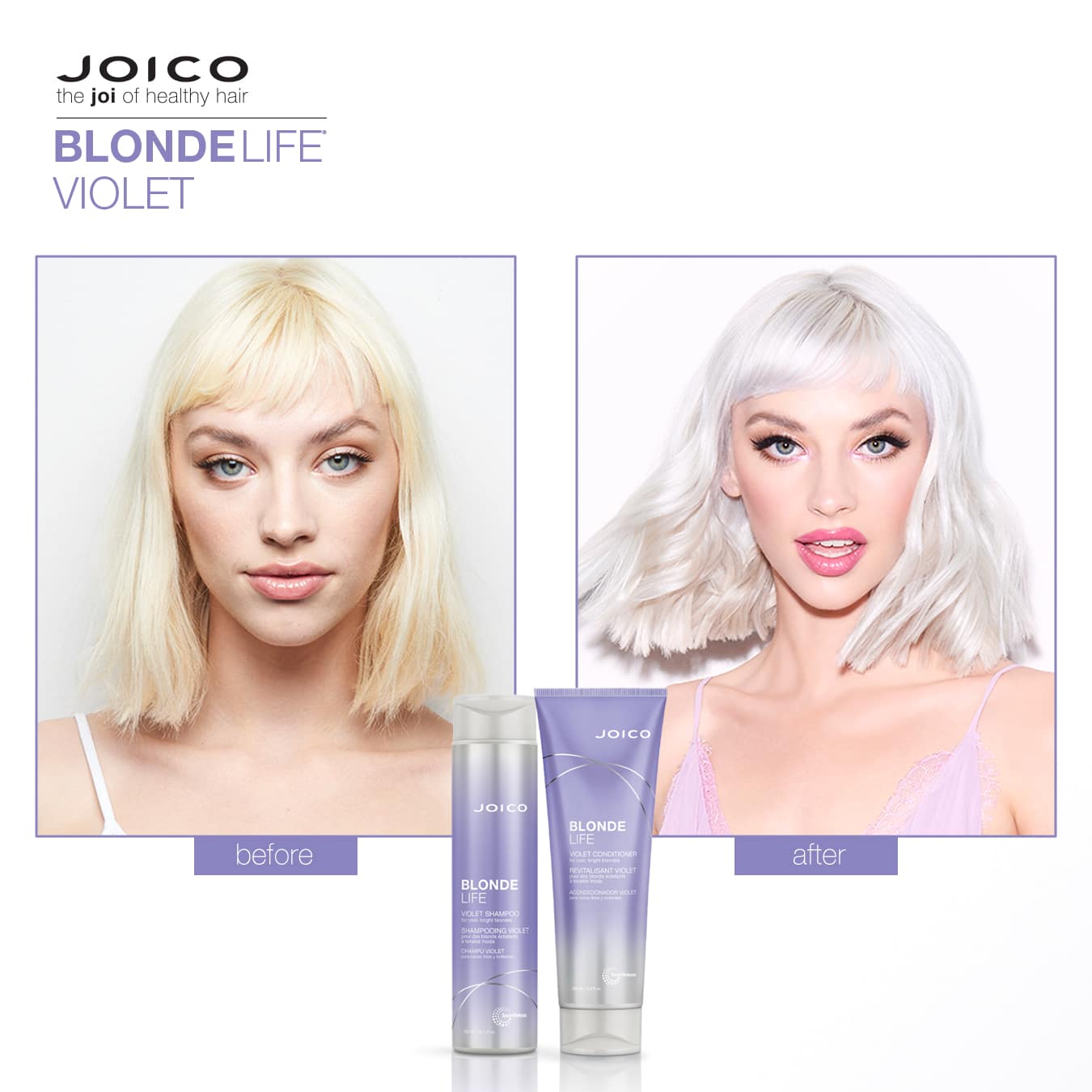 Joico Blonde Life Violet Shampoo 300ml - Šampon za hladno plavu kosu