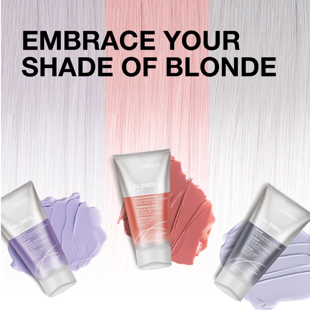 Joico Blonde Life Color Masque Rose Champagne 150ml