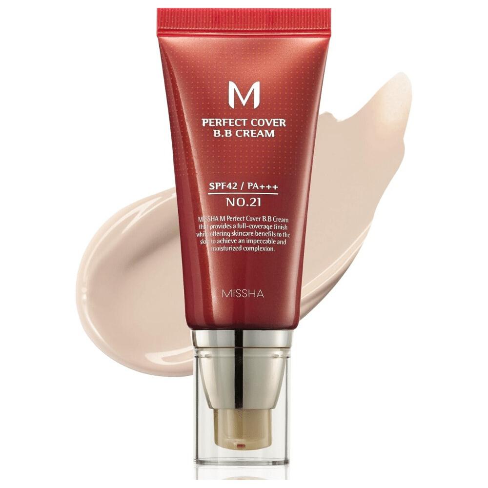 M Perfect Cover BB Cream SPF42 Pa+++ #21 Light Beige