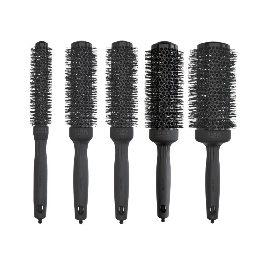 Olivia Garden Expert Blowout Speed Wavy Bristles Black Label Brush
