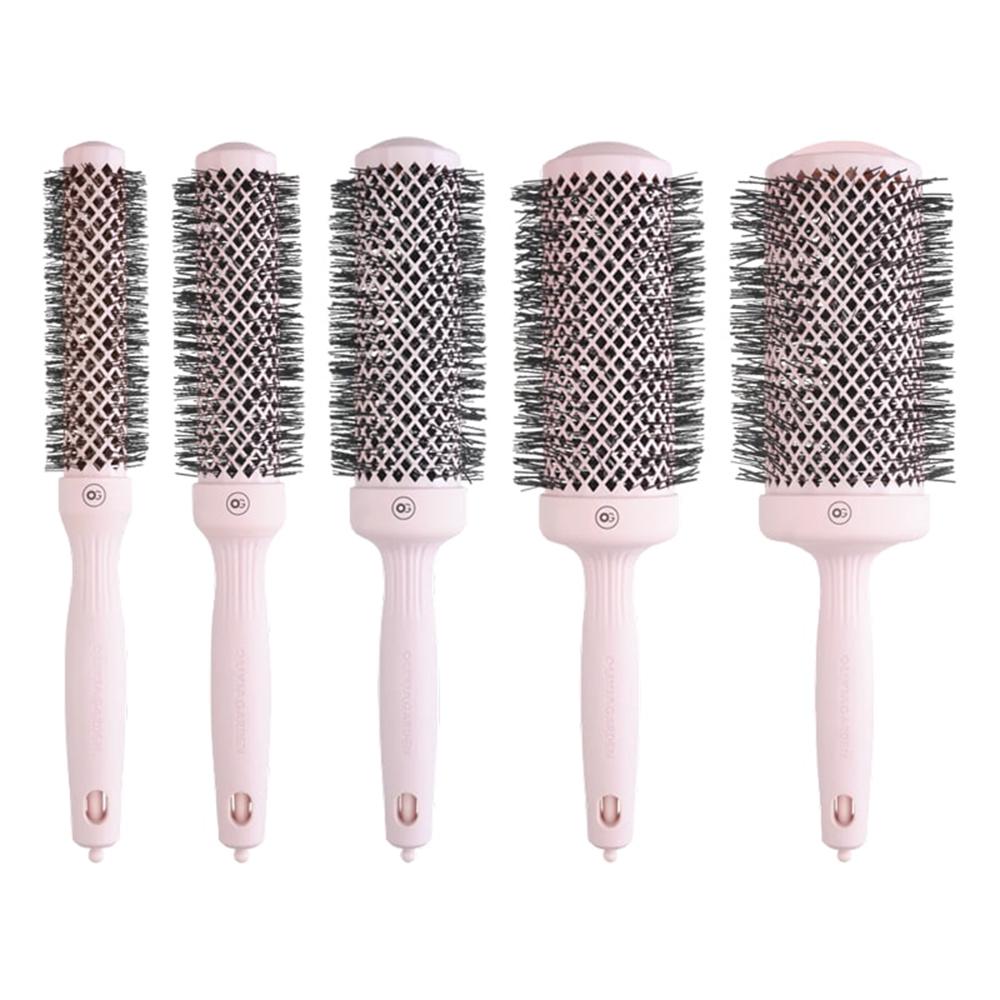 Olivia Garden Expert Blowout Speed Wavy Bristles Pastel Pink