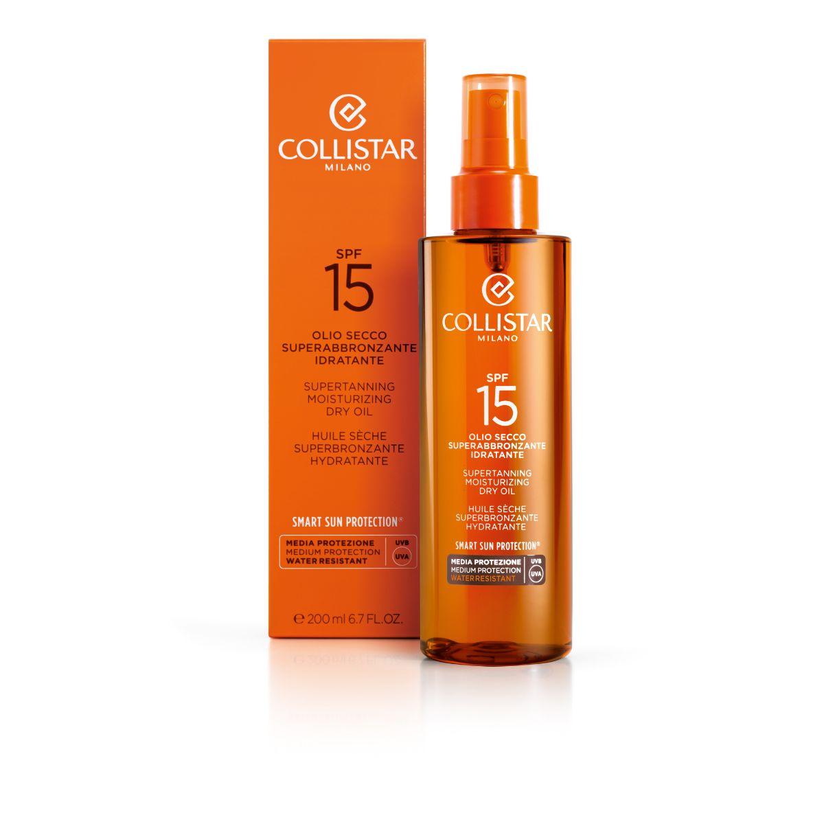 Supertanning Moisturizing Dry Oil SPF 15, water resistant 200 ml