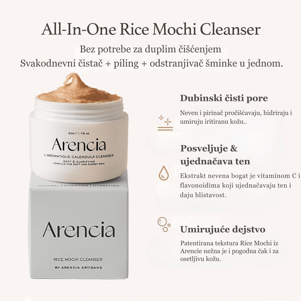 Calendula Rice Mochi Cleanser 120g