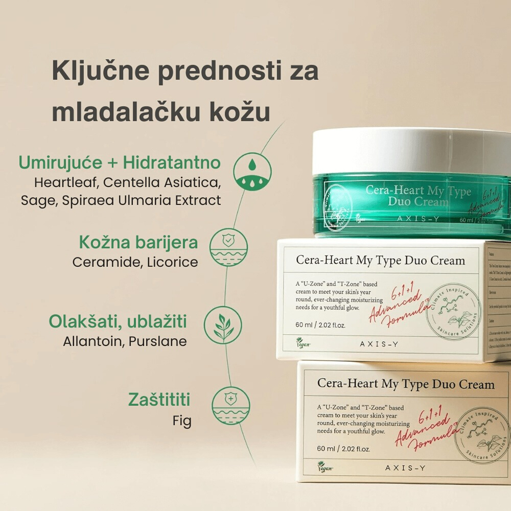 Cera- Heart My Type Duo Cream 60ml