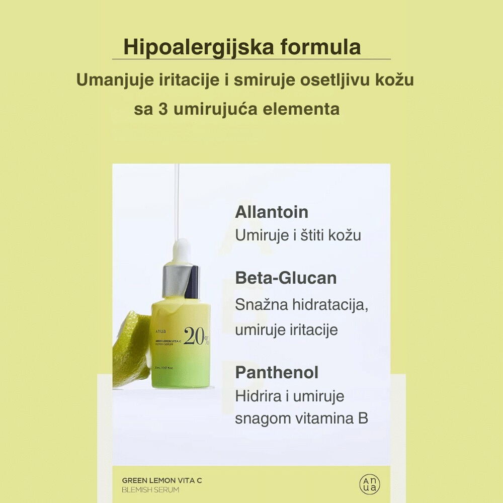 Green Lemon Vitamin C Blemish Serum 20ml