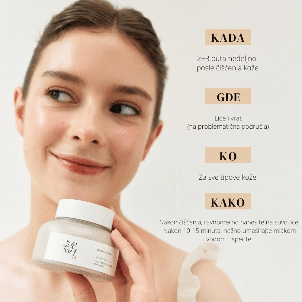 Ground Rice and Honey Glow Mask 150ml