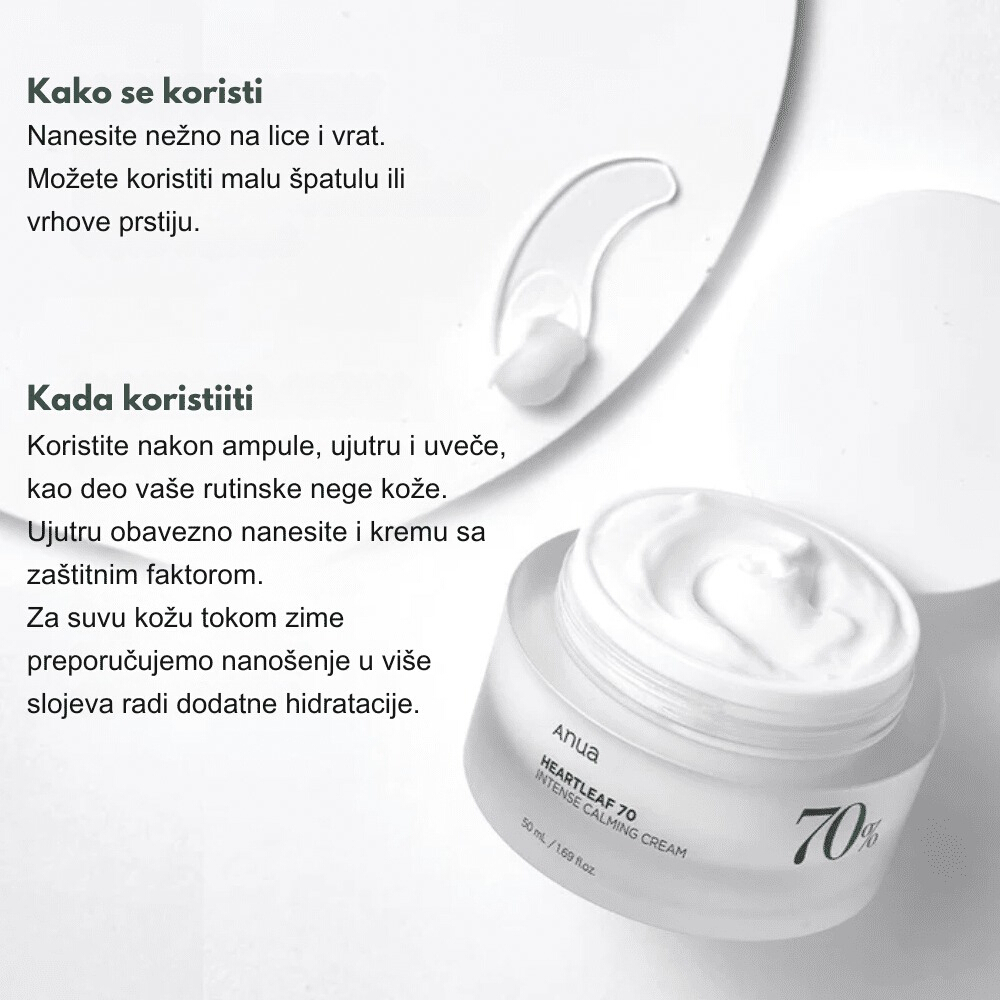 Heartleaf 70% Intense Calming Cream