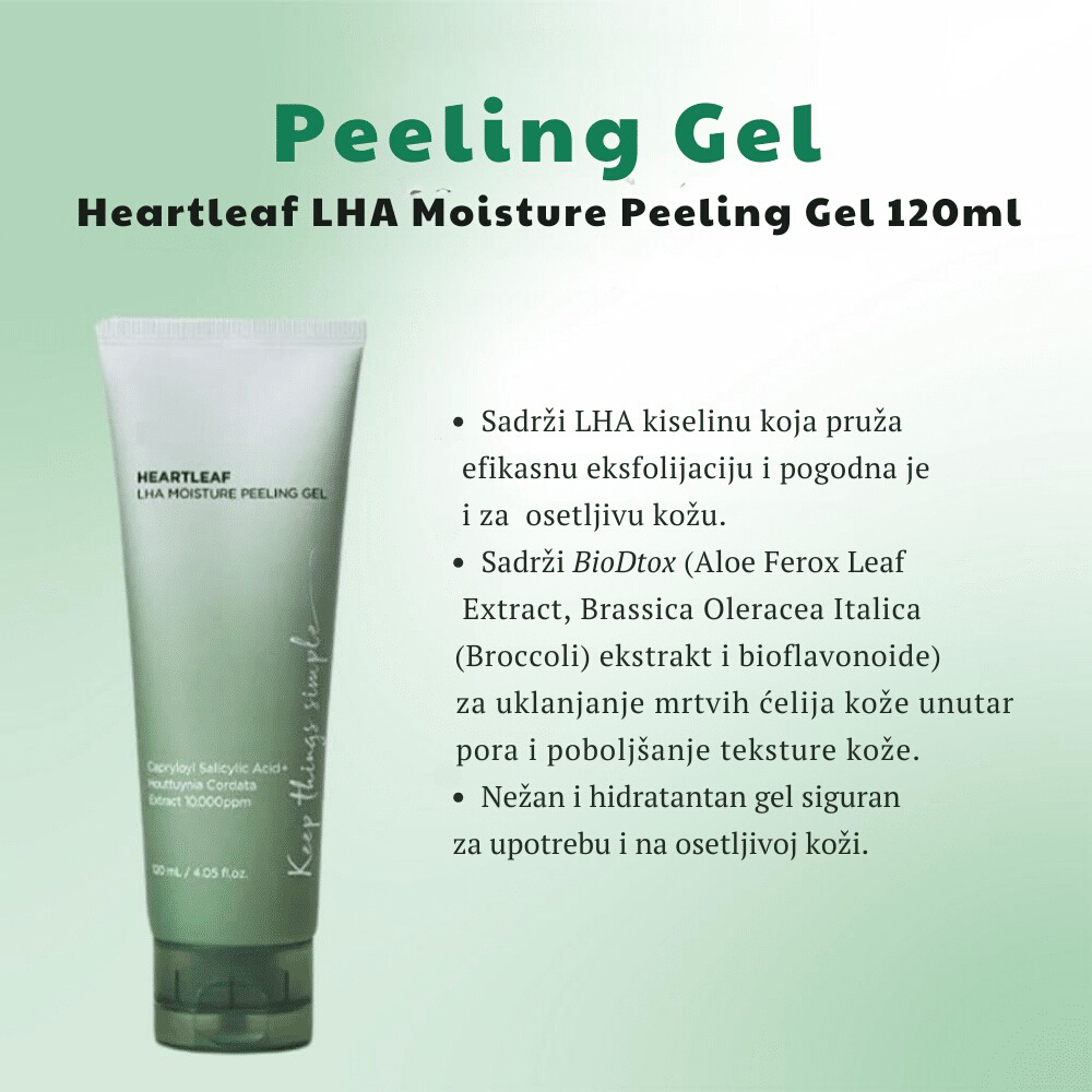 Heartleaf LHA Moisture Peeling Gel 120ml