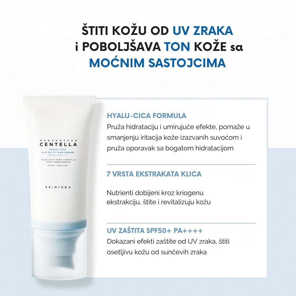 Madagascar Centella Hyalu-Cica Water-Fit Sun Serum 15ml