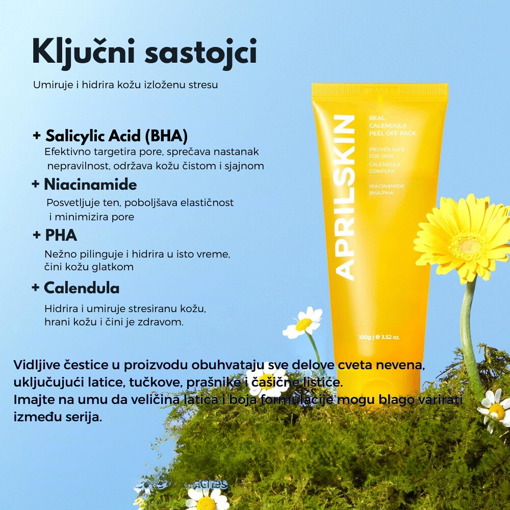 Real Calendula Peel Off Pack 100g