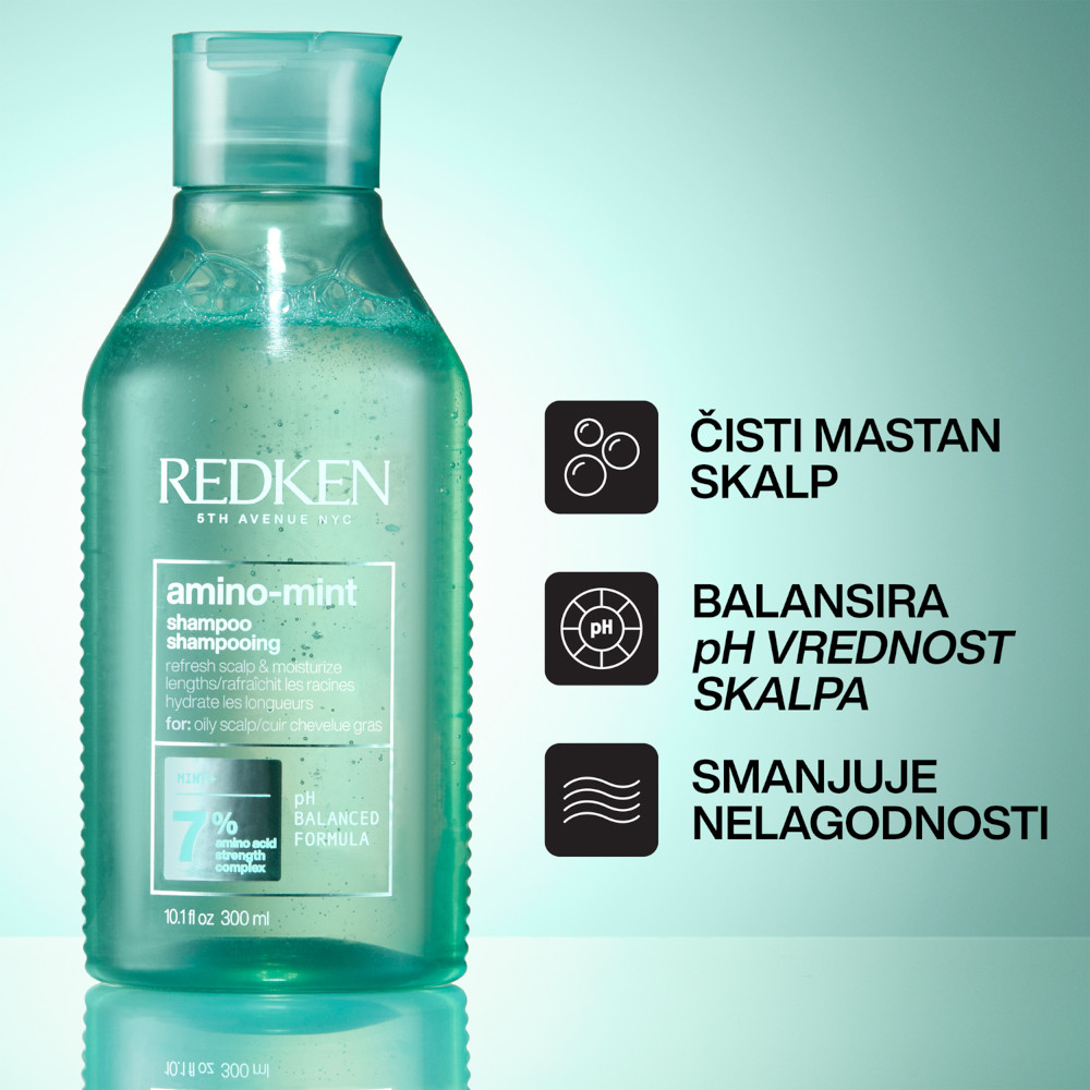 Redken Amino-Mint šampon 300ml