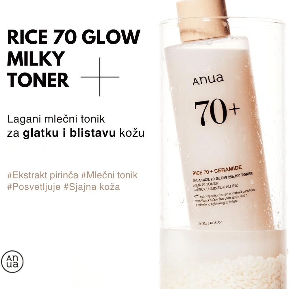 Rice 70 Glow Milky Toner 250ml
