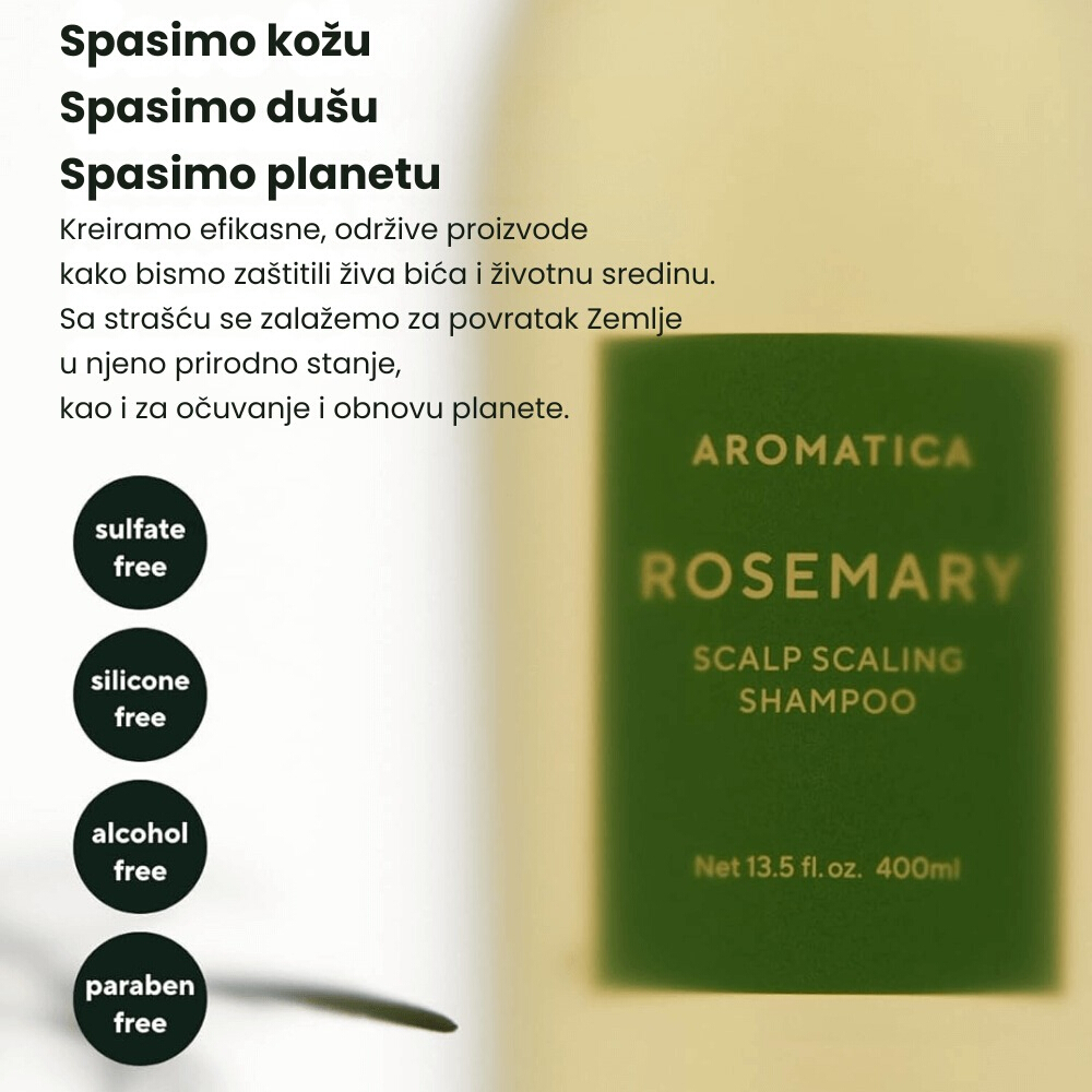 Rosemary Scalp Scaling shampoo 400ml