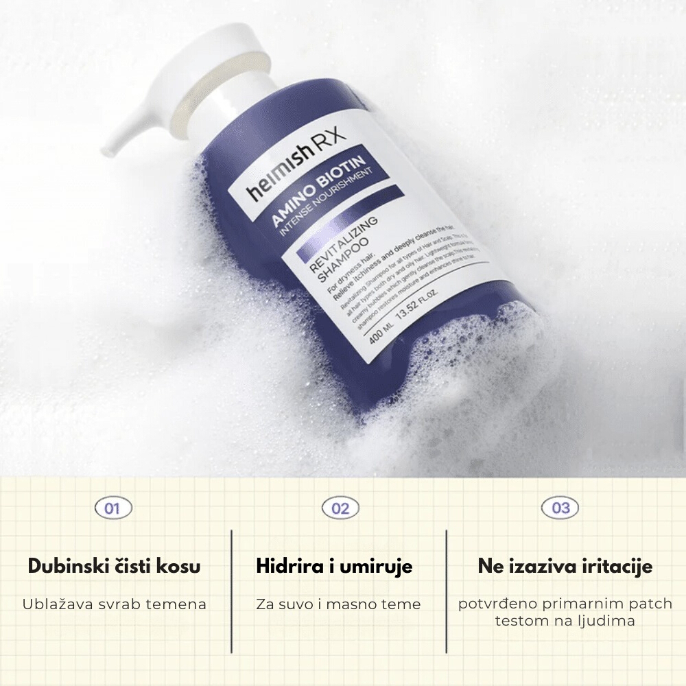 RX Amino Biotin Revitalizing Shampoo 400ml