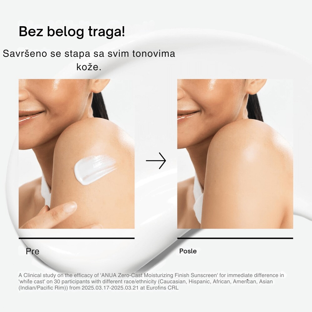 Zero-Cast Moisturizing Finish Sunscreen 50ml